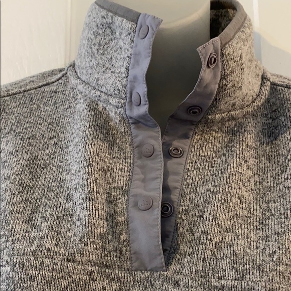 Women’s LL Bean Gray Sweater Fleece Pullover Small - Picture 2 of 7